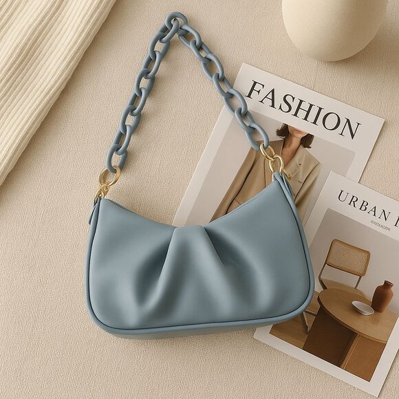 Handbags - Stylish Sky Blue Mini Bag